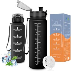 Vikaster Sportdrinkfles, drinkfles 1000 ml, drinkfles, geschikt voor koolzuurhoudende dranken, sportfles voor kinderen, fiets, school, fitness, outdoor Vikaster Sportdrinkfles, drinkfles 1000 ml, drinkfles, geschikt voor koolzuurhoudende dranken, sportfles voor kinderen, fiets, school, fitness, outdoor