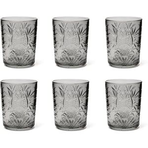 Excelsa Color Tumbler Set met 6 decoratieve glazen, meerkleurig, reliëfdecoratie, 350 ml, 8 x 10 cm (grijs) Excelsa Color Tumbler Set met 6 decoratieve glazen, meerkleurig, reliëfdecoratie, 350 ml, 8 x 10 cm (grijs)