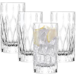 Schott Zwiesel Age Longdrinkglas (set van 4), modern longdrinkglas met geribbelde rand, vaatwasmachinebestendige glazen bekers (art. nr. 124301) Schott Zwiesel Age Longdrinkglas (set van 4), modern longdrinkglas met geribbelde rand, vaatwasmachinebestendige glazen bekers (art. nr. 124301)