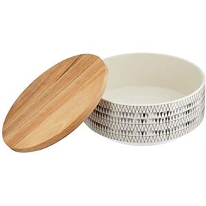 Tak Design Kuri Drizzle Schaal, Keramiek, Print, 20 mm X 10 mm Tak Design Kuri Drizzle Schaal, Keramiek, Print, 20 mm X 10 mm