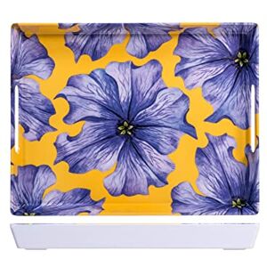 H&H Surreal Spring dienblad van melamine 40 x 31 cm H&H Surreal Spring dienblad van melamine 40 x 31 cm