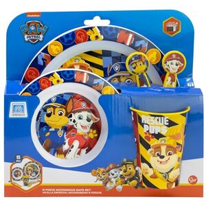 Stor Herbruikbare magnetronkookgerei voor kinderen, bestaande uit glas, bord, kom en bestek Paw Patrol Stor Herbruikbare magnetronkookgerei voor kinderen, bestaande uit glas, bord, kom en bestek Paw Patrol