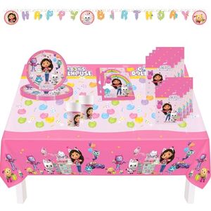Procos Gabby's Dollhouse Feestset - 46 Stuks - Kinder Verjaardagsversiering Procos Gabby's Dollhouse Feestset - 46 Stuks - Kinder Verjaardagsversiering