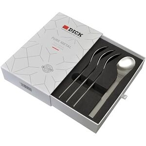 F.Dick F. DICK PURE METAL tafellepels set 4-delig (lepel met een zijdemat oppervlak, bewaarde staalkwaliteit, optimaal voor soepen, stoofschotels) 91587000 F.Dick F. DICK PURE METAL tafellepels set 4-delig (lepel met een zijdemat oppervlak, bewaarde staalkwaliteit, optimaal voor soepen, stoofschotels) 91587000