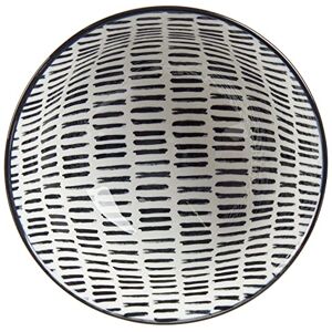 Vessia Kom Bolw met gestreepte tekening in zwart en wit. Uniek design en stijl, delicaat en modieus. Maat: 16 cm gemengd, meerkleurig, niet van toepassing Vessia Kom Bolw met gestreepte tekening in zwart en wit. Uniek design en stijl, delicaat en modieus. Maat: 16 cm gemengd, meerkleurig, niet van toepassing