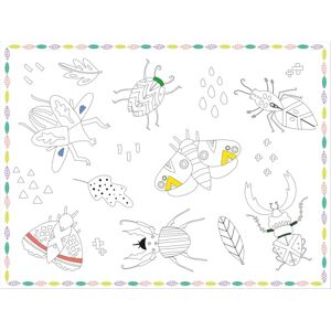 Folat 62803 kinderverjaardag decoratie bosdieren kleurtafelsets Buzzing Bugs-40 x 30 cm-6 stuks Party servies papier, wit Folat 62803 kinderverjaardag decoratie bosdieren kleurtafelsets Buzzing Bugs-40 x 30 cm-6 stuks Party servies papier, wit