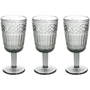 Tognana Set van 6 grijze Claire wijnglazen - Wijnglazen Tognana Set van 6 grijze Claire wijnglazen - Wijnglazen