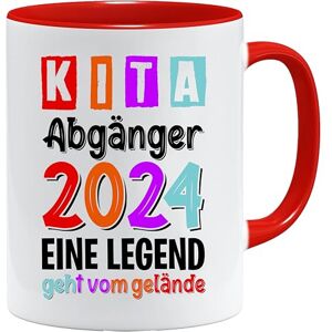Jungle Mug Mok met spreuk Kinderen 'Kita Abganger 2024' voor het afstuderen van de kleuterschool voor kinderen examen cadeau schoolafstuderen cadeau (rood) Jungle Mug Mok met spreuk Kinderen 'Kita Abganger 2024' voor het afstuderen van de kleuterschool voor kinderen examen cadeau schoolafstuderen cadeau (rood)
