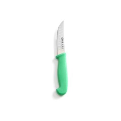 HENDI Keukenmes, kort Granton lemmet, voor gebruik in de keuken, HACCP, schilmes, koksmes, keukenmes, universeel mes, lengte lemmet: 90mm, 200x30x(H)14mm, roestvast staal, polypropyleen, groen HENDI Keukenmes, kort Granton lemmet, voor gebruik in de keuken, HACCP, schilmes, koksmes, keukenmes, universeel mes, lengte lemmet: 90mm, 200x30x(H)14mm, roestvast staal, polypropyleen, groen
