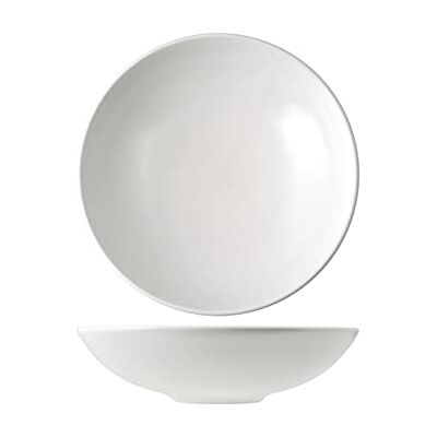 H&H 6 steengoed borden Denver witte achtergrond 20cm H&H 6 steengoed borden Denver witte achtergrond 20cm