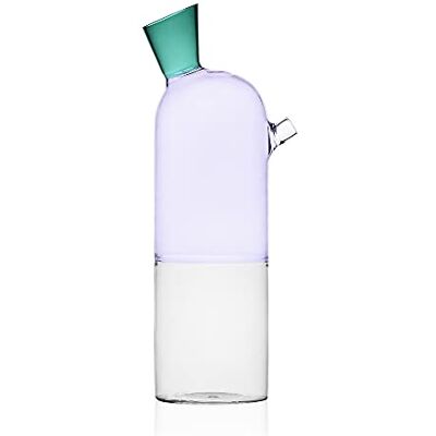 Ichendorf Milano Fles Clear/lila/groen collectie Travasi. Ichendorf Milano Fles Clear/lila/groen collectie Travasi.