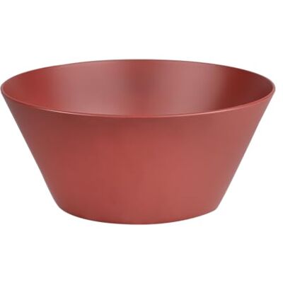 Kesper Fruit- & slakom, kunststof (PET/PP), Ø 24,8 x H: 10,9 cm, vaatwasmachinebestendig, kleur: rood 32822 Kesper Fruit- & slakom, kunststof (PET/PP), Ø 24,8 x H: 10,9 cm, vaatwasmachinebestendig, kleur: rood 32822