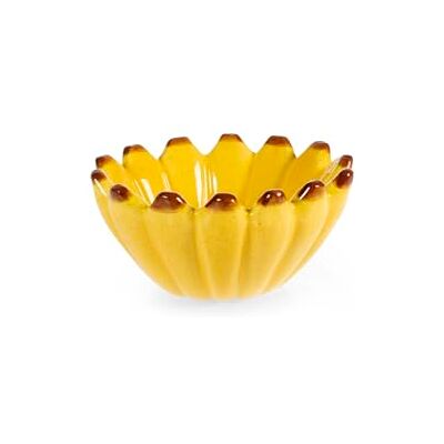 H&H Set 2 Ciotoline Banana In Stoneware Cm 13XH6 H&H Set 2 Ciotoline Banana In Stoneware Cm 13XH6