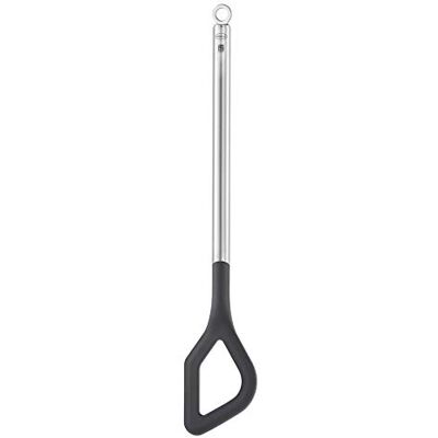 RÖSLE Basic Line kooklepel, met ronde steel en ophanglus, 18/10 roestvrij staal, PPA, vaatwasmachinebestendig, zilver/zwart RÖSLE Basic Line kooklepel, met ronde steel en ophanglus, 18/10 roestvrij staal, PPA, vaatwasmachinebestendig, zilver/zwart