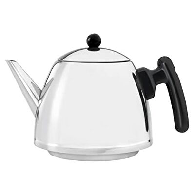 Bredemeijer 1310Z Theepot Duet Classic Black 1.2 Liter, 15.5 x 23.7 x 15.9 cm, zilver Bredemeijer 1310Z Theepot Duet Classic Black 1.2 Liter, 15.5 x 23.7 x 15.9 cm, zilver