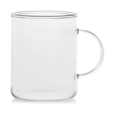 Set van 6 borosilicaat glazen muggen - Hittebestendig, vaatwasserbestendig Set van 6 borosilicaat glazen muggen - Hittebestendig, vaatwasserbestendig