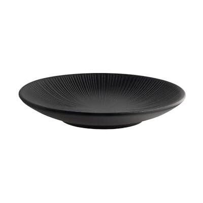 APS 85284 Bord NERO melamine, Ø 18 cm, H: 3 cm, zwart, stapelbaar APS 85284 Bord NERO melamine, Ø 18 cm, H: 3 cm, zwart, stapelbaar