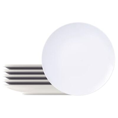 Tramontina Dessertborden rond porselein 21 cm Sophia 6 stuks Tramontina Dessertborden rond porselein 21 cm Sophia 6 stuks