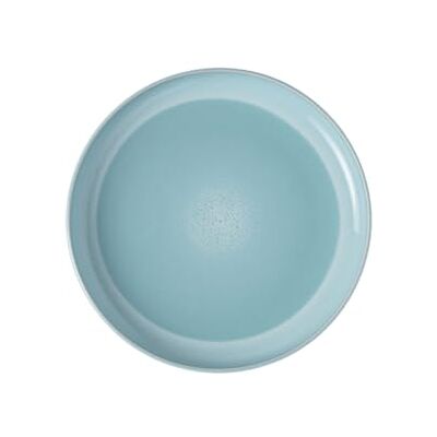 Villeroy & Boch – Perlemor Aqua bord, afmetingen: ca. 27 × 27 × 3 cm, blauw, vaatwasmachine- en magnetronbestendig, effectglazuur in pottery-look, eetbord van Premium porselein Villeroy & Boch – Perlemor Aqua bord, afmetingen: ca. 27 × 27 × 3 cm, blauw, vaatwasmachine- en magnetronbestendig, effectglazuur in pottery-look, eetbord van Premium porselein