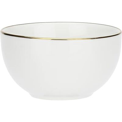 LA PORCELLANA BIANCA Schaal van porselein, diameter 12 cm, collectie Majestà LA PORCELLANA BIANCA Schaal van porselein, diameter 12 cm, collectie Majestà