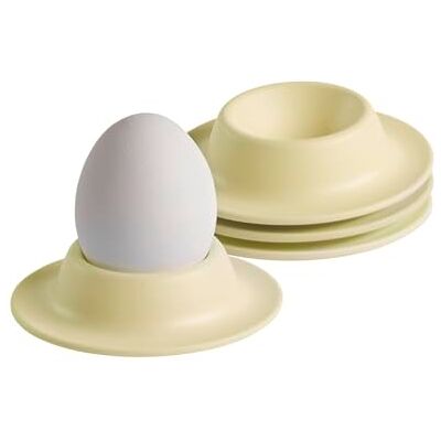 APS 85297 EGGY Eierdopjes 4-delige set, 8,50 x 8,50, hoogte 4,50 cm, melamine, mat geel APS 85297 EGGY Eierdopjes 4-delige set, 8,50 x 8,50, hoogte 4,50 cm, melamine, mat geel