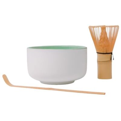 NERTHUS FIH 1584 matcha theeset 3-delig met keramische kom bamboe garde 72 sprieten en traditionele lepel complete Japanse ceremoniekit NERTHUS FIH 1584 matcha theeset 3-delig met keramische kom bamboe garde 72 sprieten en traditionele lepel complete Japanse ceremoniekit