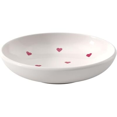 Villeroy & Boch like. by – With Love dipschaal, afmetingen: ca. 12 x 12 x 3 cm, wit met rood aquareldecor, vaatwasmachine- en magnetronbestendig, hartmotief, schaaltje om te dippen, Premium porselein Villeroy & Boch like. by – With Love dipschaal, afmetingen: ca. 12 x 12 x 3 cm, wit met rood aquareldecor, vaatwasmachine- en magnetronbestendig, hartmotief, schaaltje om te dippen, Premium porselein