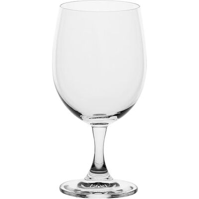 LA PORCELLANA BIANCA Water-/wijnglas van glas, inhoud 425 ml, collectie Novello LA PORCELLANA BIANCA Water-/wijnglas van glas, inhoud 425 ml, collectie Novello