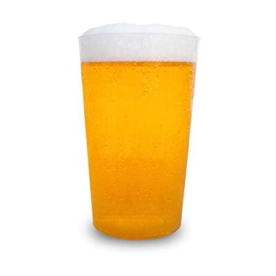 Silverkitchen 20 stuks herbruikbare partybekers 0,4 l plastic bierbekers, onbreekbaar, feestbekerset, plastic bekers grillparty, kunststof bierglazen, Made in Germany Silverkitchen 20 stuks herbruikbare partybekers 0,4 l plastic bierbekers, onbreekbaar, feestbekerset, plastic bekers grillparty, kunststof bierglazen, Made in Germany