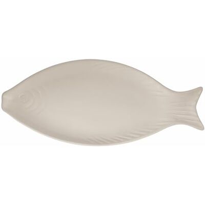 Tivoli Keramische serveerschaal ovaal 31x12,5 cm coastal wit Kos Tivoli Keramische serveerschaal ovaal 31x12,5 cm coastal wit Kos
