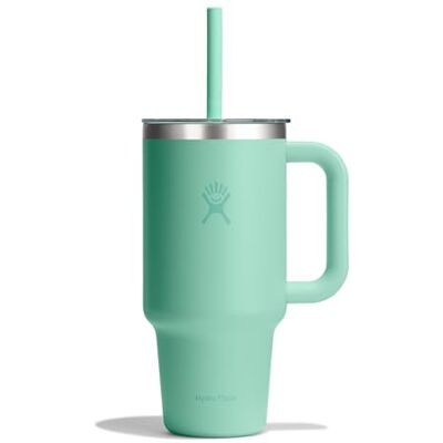 Hydro Flask – Travel Tumbler 936 ml (32 oz) with Clear Press-In Straw Lid – Roestvrij Staal – Dubbelwandig Vacuüm Geïsoleerd – Spatbestendig – Mermaid Green Hydro Flask – Travel Tumbler 936 ml (32 oz) with Clear Press-In Straw Lid – Roestvrij Staal – Dubbelwandig Vacuüm Geïsoleerd – Spatbestendig – Mermaid Green