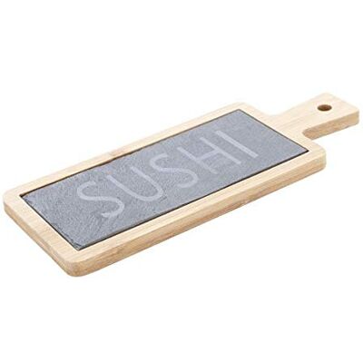 Cosy & Trendy 3156194 dienblad, leisteen/bamboe, 23 x 9 x 1 cm Cosy & Trendy 3156194 dienblad, leisteen/bamboe, 23 x 9 x 1 cm