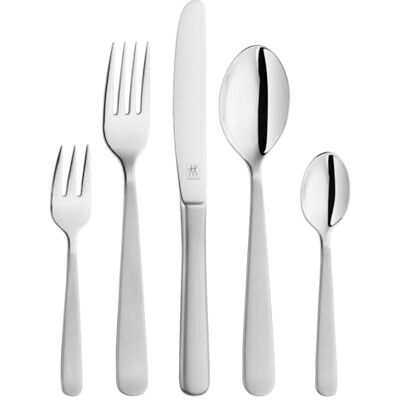 ZWILLING 60-delige tafelbestekset, voor 12 personen, hoogwaardig roestvrij staal 18/10, mat/gepolijst, serie Trend ZWILLING 60-delige tafelbestekset, voor 12 personen, hoogwaardig roestvrij staal 18/10, mat/gepolijst, serie Trend