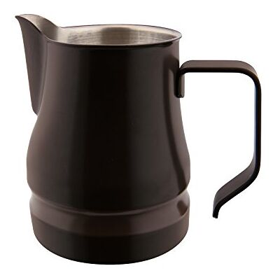 Ilsa Evolution Melkkannetje voor cappuccino en latte art, roestvrij staal 18/10, kleur koffie, 3 kopjes, inhoud 35 cl Ilsa Evolution Melkkannetje voor cappuccino en latte art, roestvrij staal 18/10, kleur koffie, 3 kopjes, inhoud 35 cl