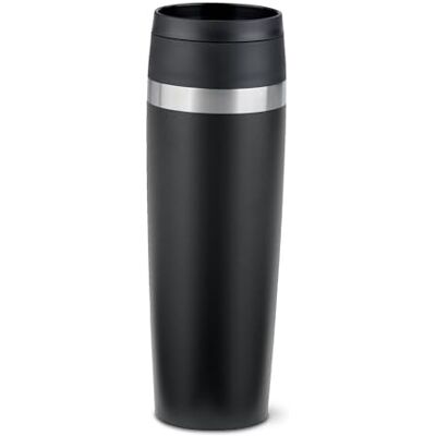 Emsa Travel Mug Classic 0,5 liter, roestvrij staal, 100% dicht N2023550 Nieuwe comfort-schroefsluiting, 6 uur warm en 12 uur koud, 360° drinkopening Emsa Travel Mug Classic 0,5 liter, roestvrij staal, 100% dicht N2023550 Nieuwe comfort-schroefsluiting, 6 uur warm en 12 uur koud, 360° drinkopening
