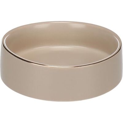 Flamingo EET- EN DRINKPOT ERAM ROND BEIGE 12x3,5CM 200ML Flamingo EET- EN DRINKPOT ERAM ROND BEIGE 12x3,5CM 200ML