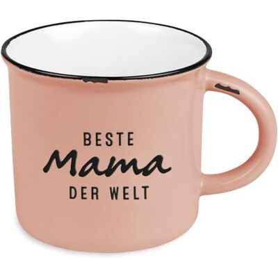 Grafik Werkstatt Koffiemok vintage keramische mok om cadeau te geven 400 ml Beste Mama der Welt Grafik Werkstatt Koffiemok vintage keramische mok om cadeau te geven 400 ml Beste Mama der Welt