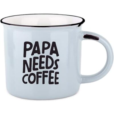 Grafik Werkstatt Vintage koffiemok Keramische mok om cadeau te geven 400 ml Papa Needs Coffee Grafik Werkstatt Vintage koffiemok Keramische mok om cadeau te geven 400 ml Papa Needs Coffee