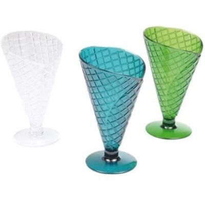 Viphome 6VAI811F 3 schaaltjes van acryl in korrelvorm, 220 ml, hoogte 16,5 cm, glas, gesorteerd Viphome 6VAI811F 3 schaaltjes van acryl in korrelvorm, 220 ml, hoogte 16,5 cm, glas, gesorteerd