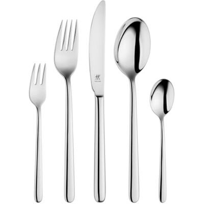 ZWILLING 60-delige tafelbestekset, voor 12 personen, hoogwaardig roestvrij staal 18/10, gepolijst, serie Newcastle ZWILLING 60-delige tafelbestekset, voor 12 personen, hoogwaardig roestvrij staal 18/10, gepolijst, serie Newcastle