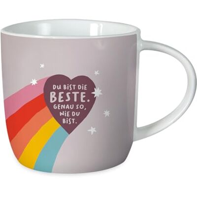 Grafik Werkstatt Grafik-Werkstatt Koffiemok met spreuk 300 ml porseleinen mok Du bist die Beste. Grafik Werkstatt Grafik-Werkstatt Koffiemok met spreuk 300 ml porseleinen mok Du bist die Beste.