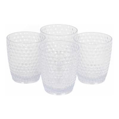 JD Williams - Fete Diamond - Groen - 4 Stuks - Tumblers JD Williams - Fete Diamond - Groen - 4 Stuks - Tumblers