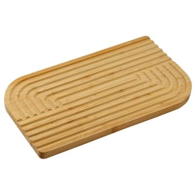 Kesper snij- en serveerplank van FSC®-gecertificeerd bamboe met fijne groefstructuur, afmetingen: 35 x 20 x 1,5 cm 58146 Kesper snij- en serveerplank van FSC®-gecertificeerd bamboe met fijne groefstructuur, afmetingen: 35 x 20 x 1,5 cm 58146