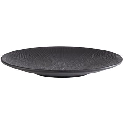 APS 85064 bord NERO, Ø 26 cm, hoogte 3 cm, melamine, zwart APS 85064 bord NERO, Ø 26 cm, hoogte 3 cm, melamine, zwart