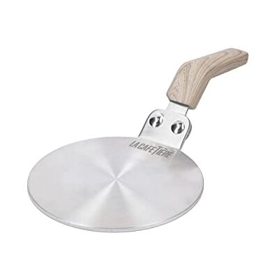 La Cafetière Inductie Ombouwplaat, Zilver, 13 cm diameter La Cafetière Inductie Ombouwplaat, Zilver, 13 cm diameter