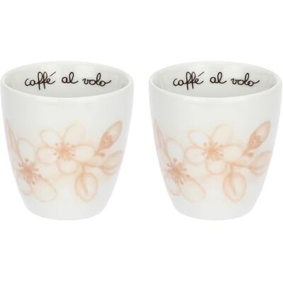 THUN Set van 2 cafeïne porselein collectie Bomboniera 50 ml Ø 6 cm, hoogte 6,1 cm THUN Set van 2 cafeïne porselein collectie Bomboniera 50 ml Ø 6 cm, hoogte 6,1 cm