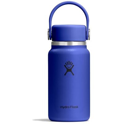 Hydro Flask – Micro Hydro 200 ml (6.7 oz) Lekdichte, Geïsoleerde Mini Flask met Clip-On Band – Koud & Warm tot 7 Uur – Compact & Duurzaam – Capri Blue Hydro Flask – Micro Hydro 200 ml (6.7 oz) Lekdichte, Geïsoleerde Mini Flask met Clip-On Band – Koud & Warm tot 7 Uur – Compact & Duurzaam – Capri Blue