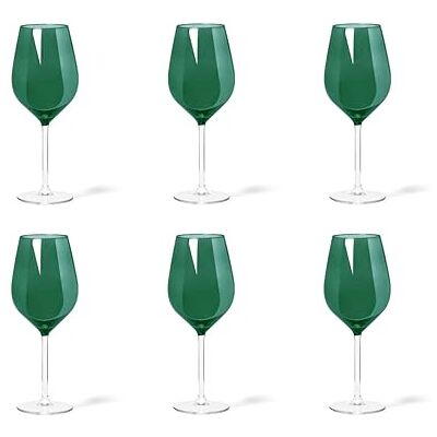 Groene Wijn Glazen van Excelsa - Set van 6 - 50cl - Elegant en vaatwasserbestendig Groene Wijn Glazen van Excelsa - Set van 6 - 50cl - Elegant en vaatwasserbestendig