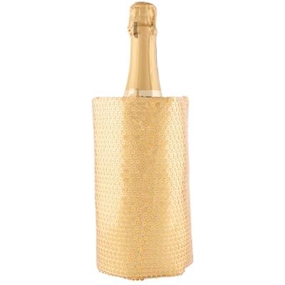 Koala (6 stuks) wijnkoeler, champagne, champagne, cava, Kerstmis, pailletten, goud, antislipband, 4 lagen anti-condensatie, gel, 12 vakken Koala (6 stuks) wijnkoeler, champagne, champagne, cava, Kerstmis, pailletten, goud, antislipband, 4 lagen anti-condensatie, gel, 12 vakken