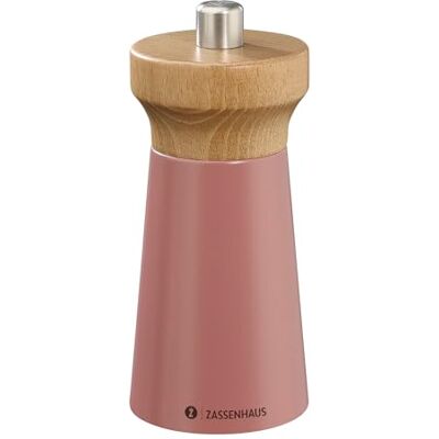 Zassenhaus Westerland Pepermolen 12cm Coral/beuken Beere - Zout en pepermolen Zassenhaus Westerland Pepermolen 12cm Coral/beuken Beere - Zout en pepermolen